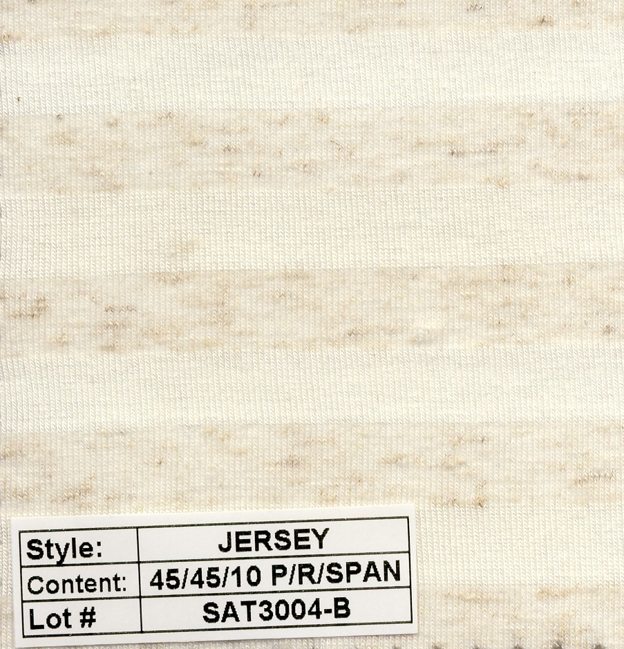 Jersey poly rayon spandex Stripe 1/2''