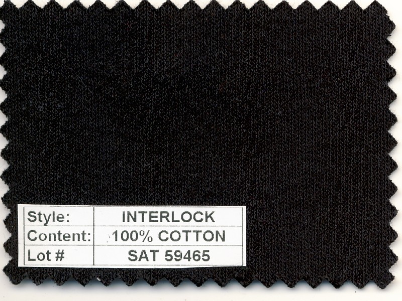 cotton interlock fabric wholesale